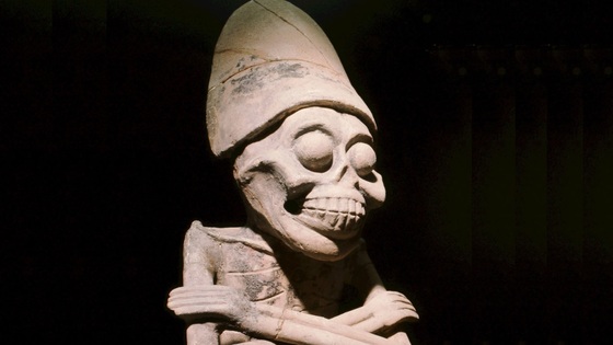 Mictlantecuhtli , azteca dios de los muertos,